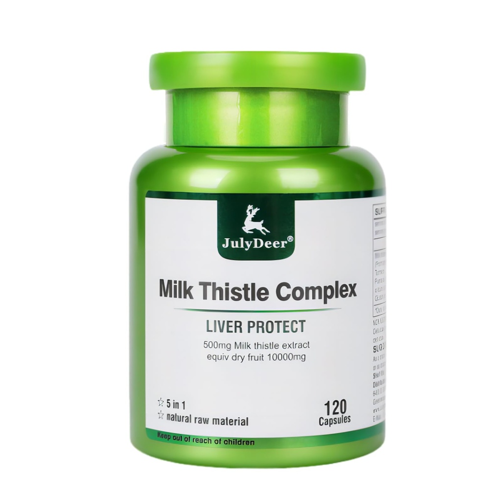 Milk Thistle 500 mg Silymarin Marianum Liver Dull Skin