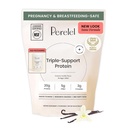 Perelel Triple- Duplication Plant Based Protein Powder, Creamy Vanilla, 20g Vegan Protein Powder, 3g Creatine Monohydrate, & 5g Prebiotic Fiber per Serving, Dairy Free, No Sugar Added, 15 Day Suppply