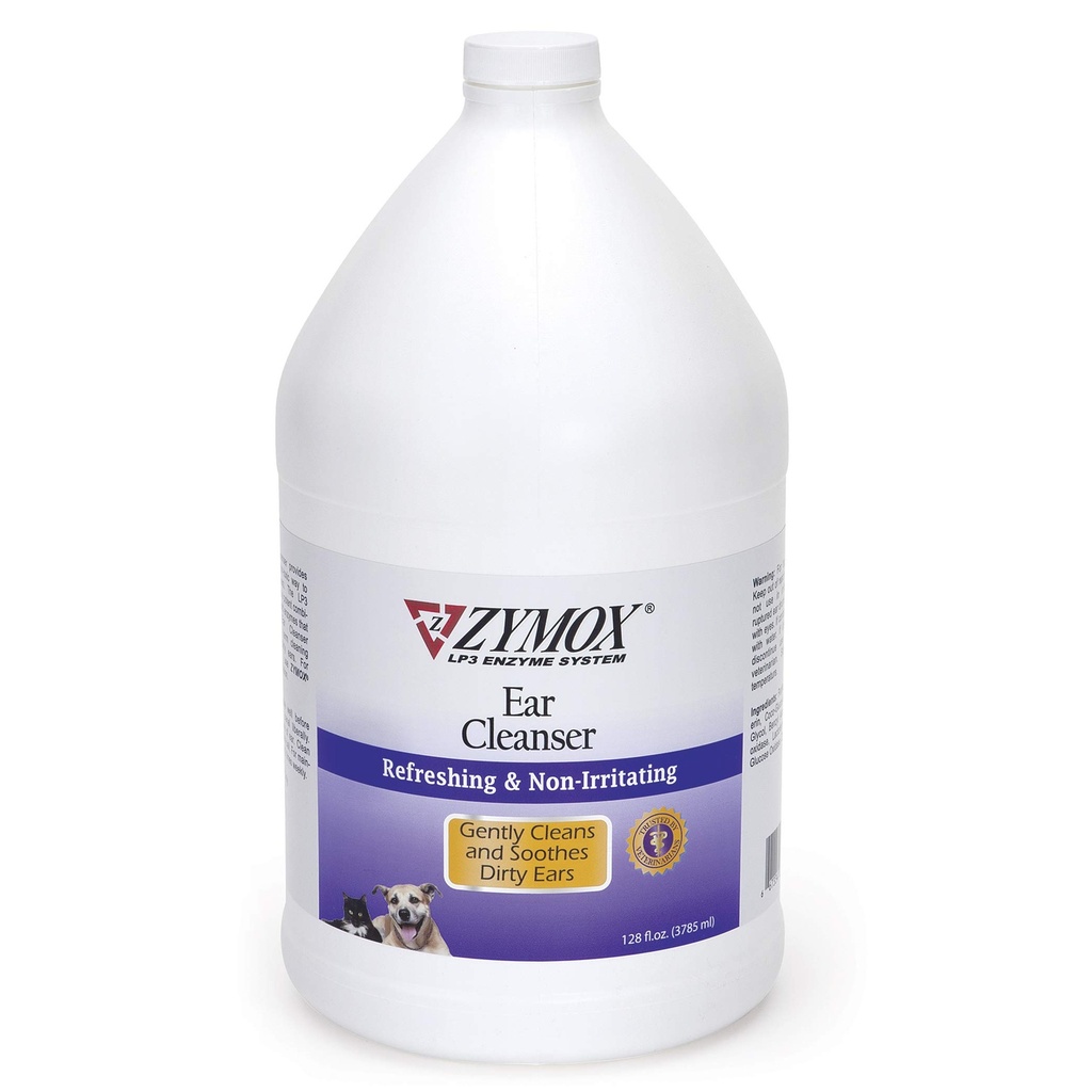 Zymox Ear Cleanser Solusi untuk Anjing dan Kucing, 1 Gallon