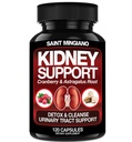 Ginjal Mendukung Detox & Reparts -120 Capsules - Cranberry & Astragalus Root Pills for Women and Men 124; High Energy Liver Cleanse Detox Mendukung Latihan Urin & Bladder Health