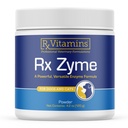 Rx Vitamin Rx Zyme Powder - Digetical Enzymes for Dogs & Cats - Anti Diare for Dogs, Cat Constipation Relief, Anti- Bloting - Cat Digetical Dukungan dan Dog Gut Health - 120g