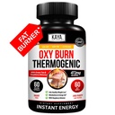 Kaya Aurelials Supreme Fat Burner - Weight Loss Pill & Men - Appetite Suppresant Suplert Suplert Suplement Suplement - Demogenic Diet Pil - Natural Energy Boost Oxy Burn 60 Count