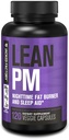 Jacked Factory PM Night Time Fat Burner, Sleep Aid Suplement, & Appetite Supressant for Men and Women - 120 Stimulant- Free Veggie Woss Diet Pills
