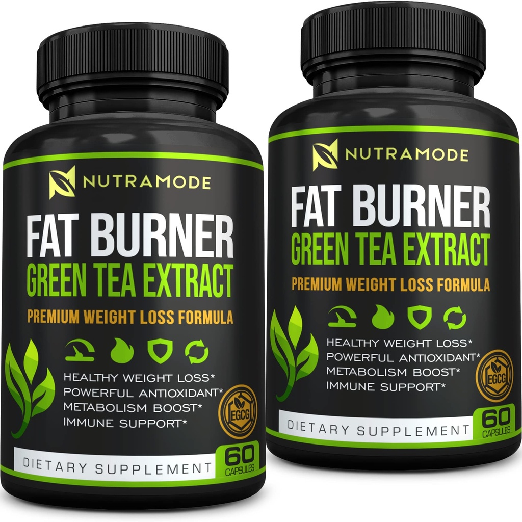 Premium Green Tea Extract Fat Burner Explement EGGG-Natural Appetite Suppressant- Healthy Woss Diet Pill yang bekerja cepat untuk Perempuan dan Men- Detox Metabolisme Booster untuk Membakar Kecepatan Belly Fat -2