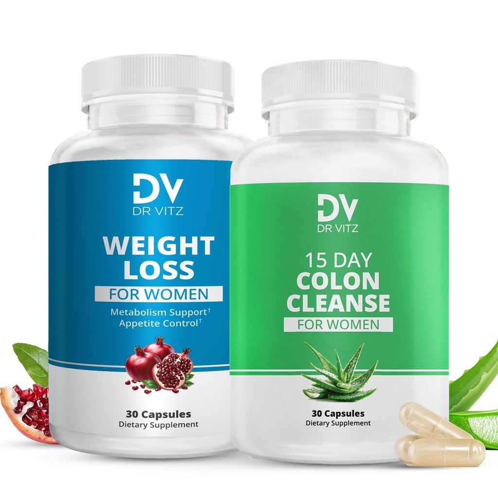 Duo Manajemen Berat Wanita - 15 Hari Detox & Weight Loss Dukungan - 2 - Langkah Sistem ke Cleanse, Reset & Pertahankan Hasil