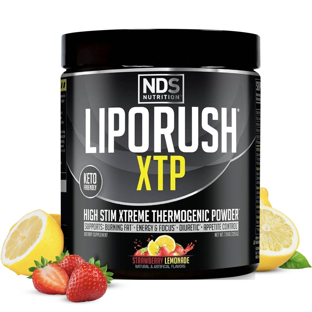 NDS LIPORUSH NDS Pembakaran Losa Powder XTP - Strawberry Leyonade (45 Pelayan)