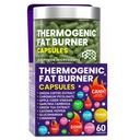 Thermogenic Fat Burner Capsules - Weight Loses Pills for Women & Men, Appetite Supresan, Metabolism Booster - Green Tea, Coffee Extract, Garcinia Singhigia - Diet Pills for Wheight Loss - 60 Capsules