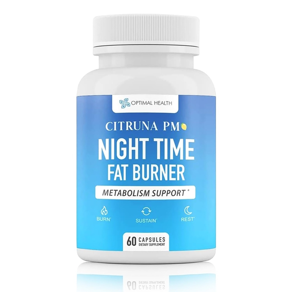 Suplemen Waktu Malam Perdana Untuk Pria & Perempuan - Bidang Berat Alami Pil Loss Terinstal dengan Ashwagandha, Lemon Balm, 5- HTP - Appetite Kontrol Malam Lemanya Pill - 60 Capsules