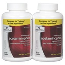 Anggota Mark Acetaminophen, 1200 Caplets, Pain Reliever, 500 mg