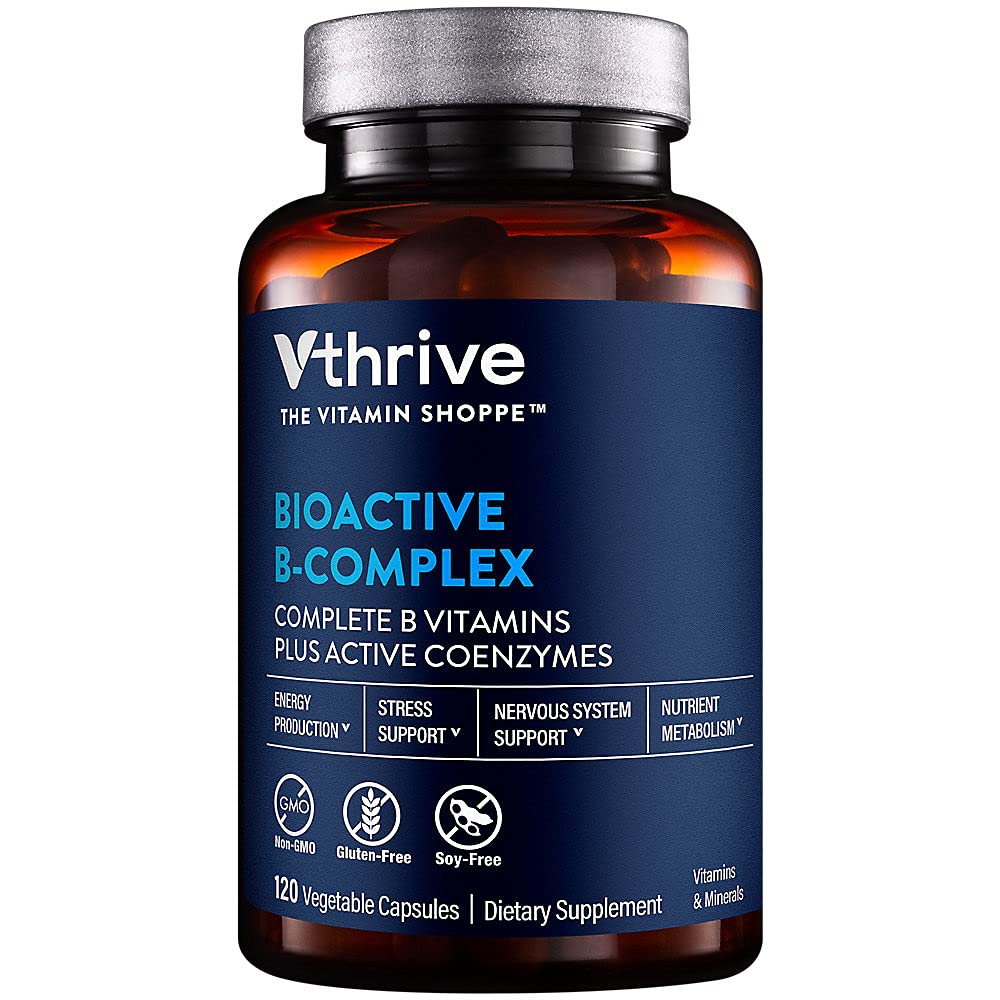 Ventrive Bioactive B-Complex - Vitamin B + Aktif Koenzim untuk Produksi Energi (120 Kapsul Vegetable)
