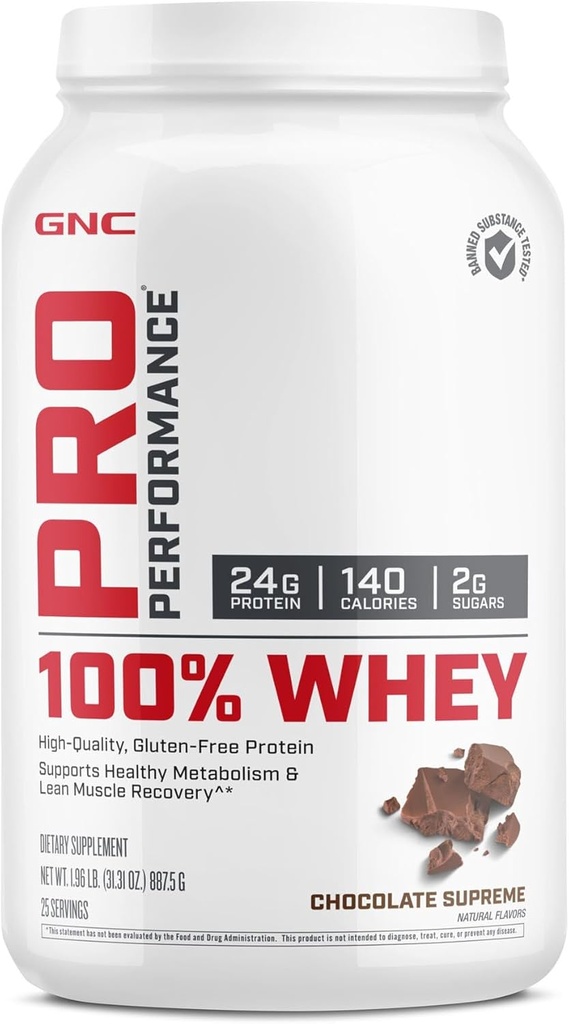 GNC Pro Performance 100% Whey - Chocolate Supreme (25 Pelayan)