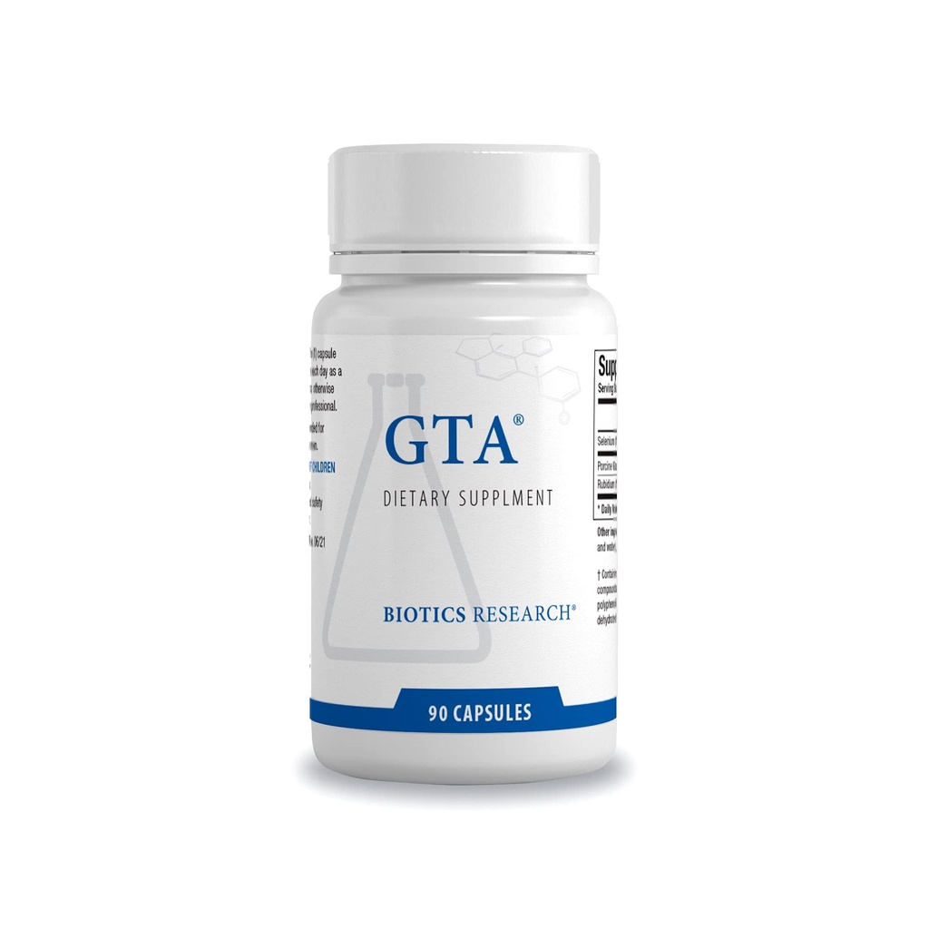 Tambahan Penelitian Biotika GTA - Selenium dengan Rubidium, Porcine Glandular, Dukungan Glands Endokrine, Keseimbangan Hormonal Optimal - SOD, Catalase, Phytochemically Track Elements ™ - 90 Capsules