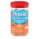 Pepcaid Soothe Antax Gummies, Heartburn Relief + Stress Relief for Occational Heartburn, Upset Stomach, and Acid Indiustable, with Lemon Balm Extract, Trikalsium Pfosfat, Peach-Raspberry, 32 ct