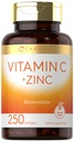 Carlyle Vitamin C dengan Zinc Oxide 124; 250 Softgeels 124; Bioavailable Acid 124; Zinc Oxide 124; Non-GMO dan Gluten Free Suplemen