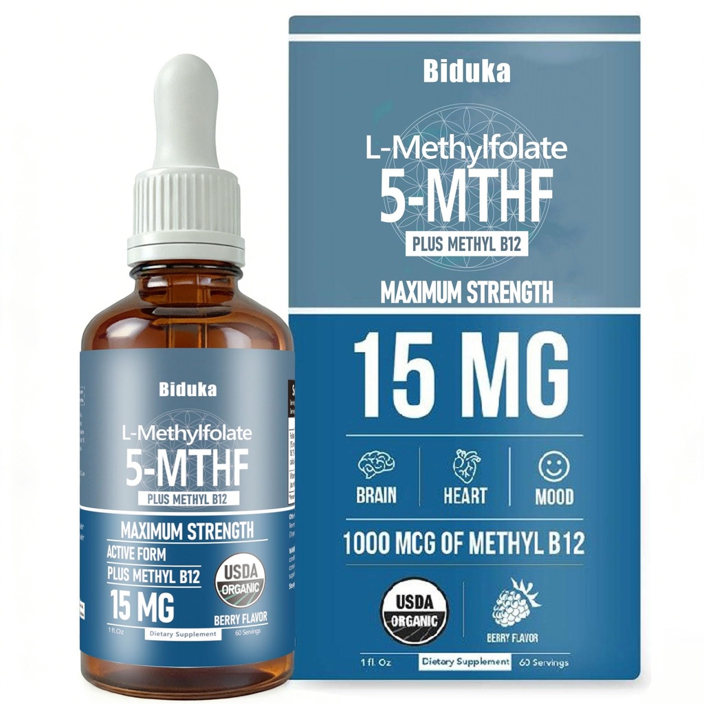 L- Metode Organik 15 mg + Metil B12 1000mcg Cg Cair Drops-60