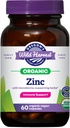 Zinc Wild Harvest Oregon - USDA Sertifikasi Organik, Vegan Capsules untuk Dukungan Imune dengan Mikrobiometic Herbs - Non-GMO, 60 Count