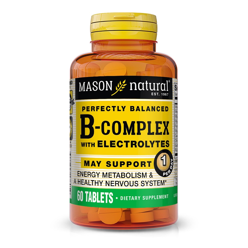 MASON NATURAL Vitamin B- Kompleks dengan Elektrolit