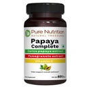 Papaya Nutrition Murni Lengkap - 60 Veg Capsules (Mendukung Lampiran dan Kehabisan Platot) Setiap Kapsul Berisi Berisi 500mg Carica Papaya Buah dan Ekstrak Daun. Tidak-GMO 124; Gluten- Bebas