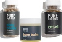 Murni untuk Men Stay Ready Fiber (120 Count), Bum Balm & Reset (30 Cacah) Bundle