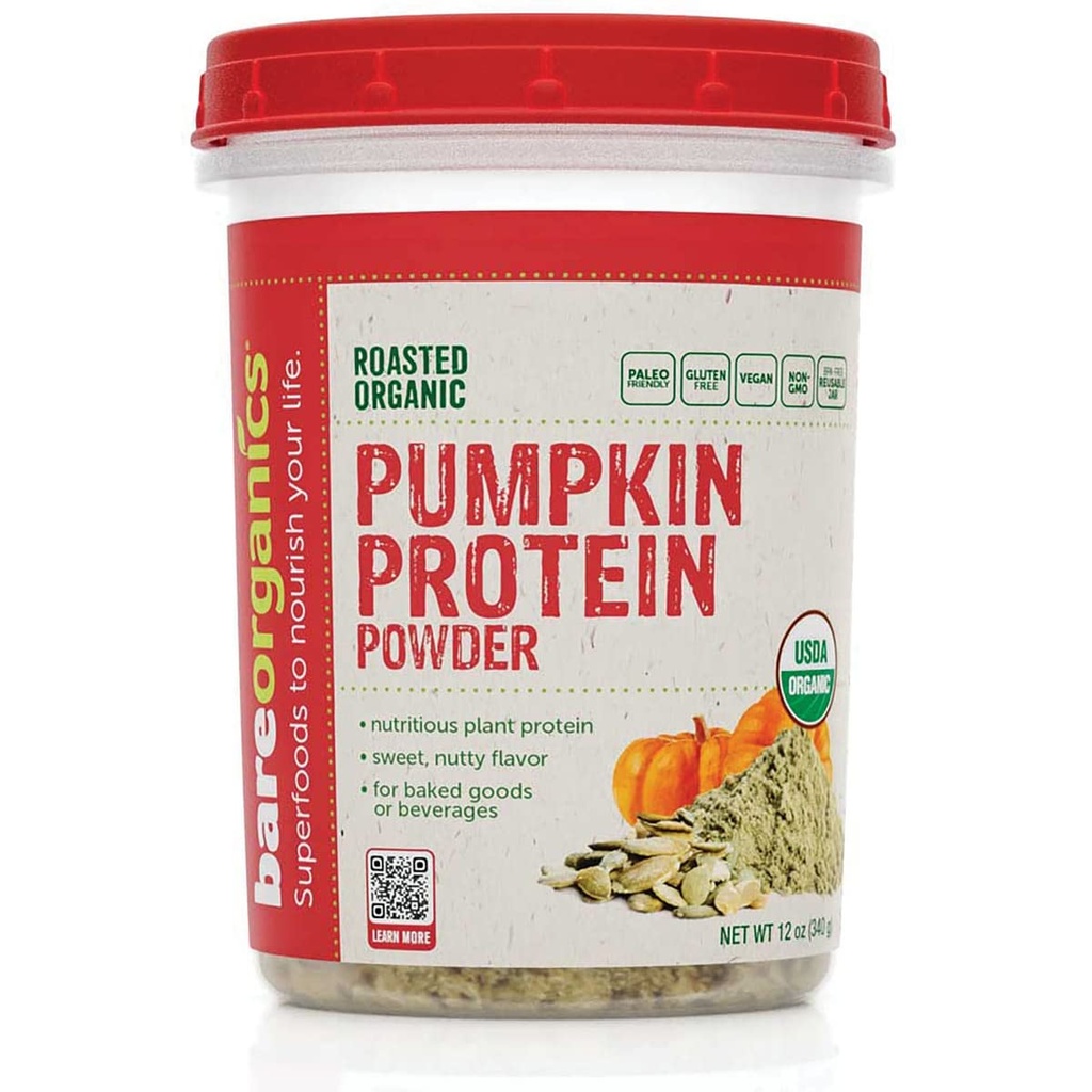 BareOrganics Labu Protein Powder, 12 oz