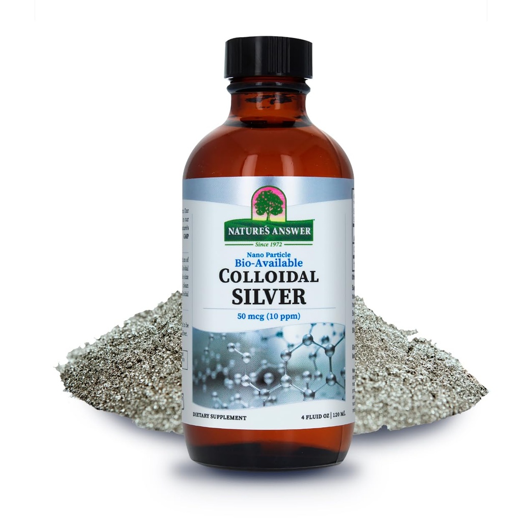 Koleidal Perak Liquid 10 PPM 50 MCG Tinggi Potency Superior Elemental Liquid Silver Liquid Support, 4 FM Oz 124. Natural Immune Dukung 124; Safe Dose 124; Efek Tinggi