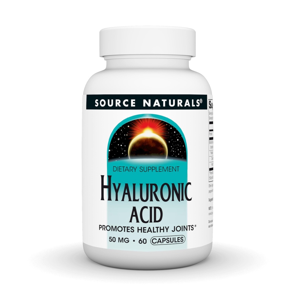 Source Hyaluronic Acid, Promotes Heally Joints *, 50mg - 30 Capsules