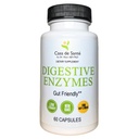 Casa de Sante FODMAP Digeptical Enzymes, No High Inulin, Keto Carnivore Intoleransi Dukungan, 18 Multi Enzytame Amylase Brimelain Lipase Lactase Protease Papiin Alpha galactoxidase, More - Tidak ada GMO