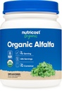Nutricost Organic Alfalfa Powder 1LB - USDA dianggap 100% Organik, Vegetarian, Non- GMO, Gluten Free
