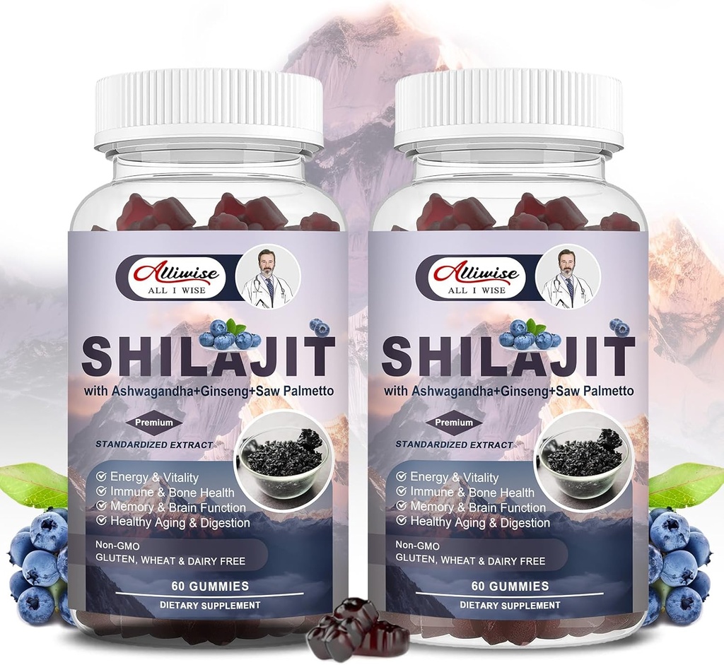 Shilajit Gummies for Men & Women, Shilajit Pure Himalaya
