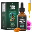 SuperBonsai Super Liver Support dengan Milk Thistle - All Natural Liver Cleanse Detox & Repair Aid