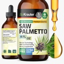 BIO KRAUTER SAW Palmetto Extract - Vegan Saw Palmetto for Men and Women - Urinary Support - Alkohol & Sugar Free - 4 Fl.Oz.