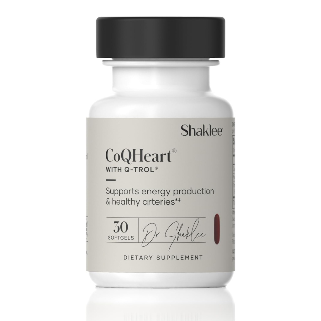 CoQHeart ® dengan Q-Trol ® - Dukungan Energi untuk Kesehatan Jantung - Koenzim Q10 dan Resveratrol Blend