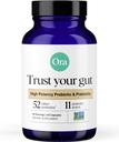 Ora Organik Progories dengan Pregren - 52 miliar CFU 11 Clinically Studies Strains for Digetical Health, Trust Your Gut, Gluten Free, 60 Kapsul
