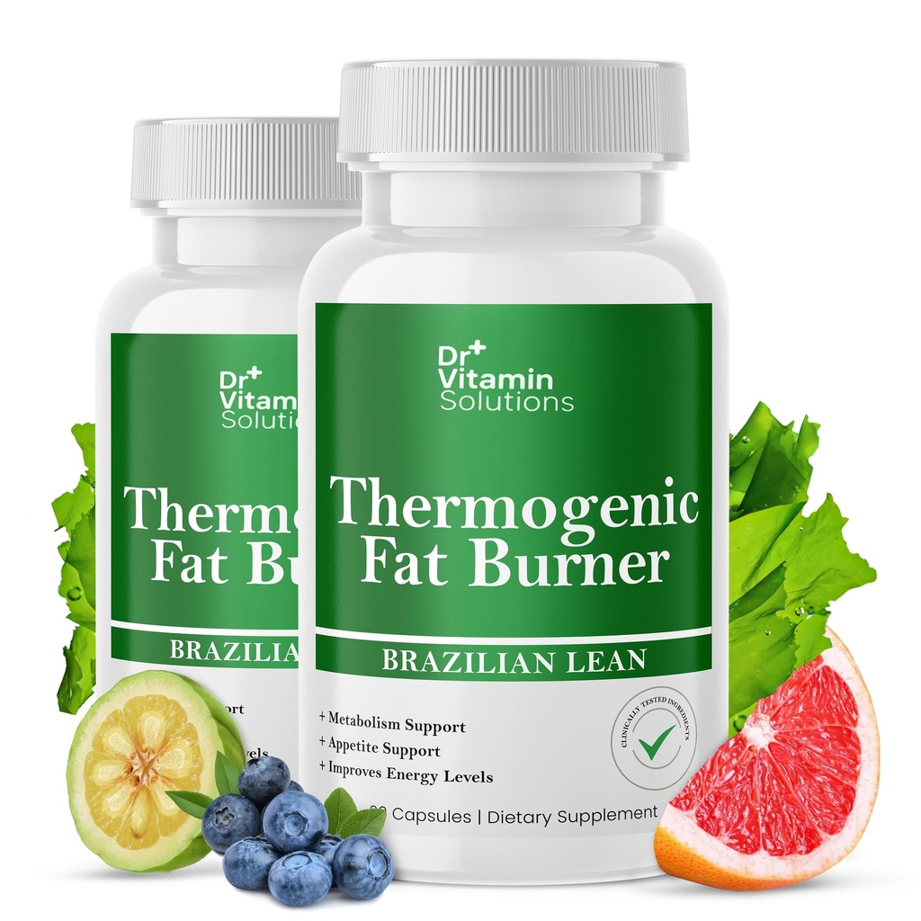 Thermogenic Fat Burner for Women and Men - Appetite Prepressant for Weight Loss - Includes Green Tea Extracts for Bloat Relief - Metabolisme Booster - Paket 2