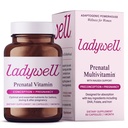 Ladywell Prenatal Multivitamin 124; Conception, Pregnancy & Postpartum 124; Key Ingreations termasuk DHA, Flodge & Iron 124; Formulated & Tested 124; Dirancang untuk Absorpsi dengan dukungan Naussea, 60 Ct