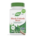Nature 's Way Black Cohosh Root, Dukungan Tradisional untuk Kesehatan Perempuan *, 540 mg per Serving, Proyek Non-GMO Diverifikasi, 100 Kapsul