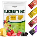 Greenpeople Electrolytes Powder No Sugar - Sugar Free Hydration Electrolite Packets - Fruit Flavors Electrolite Drink Mix - 8 Electrolytes 5 Vitamin & Minemonagegan