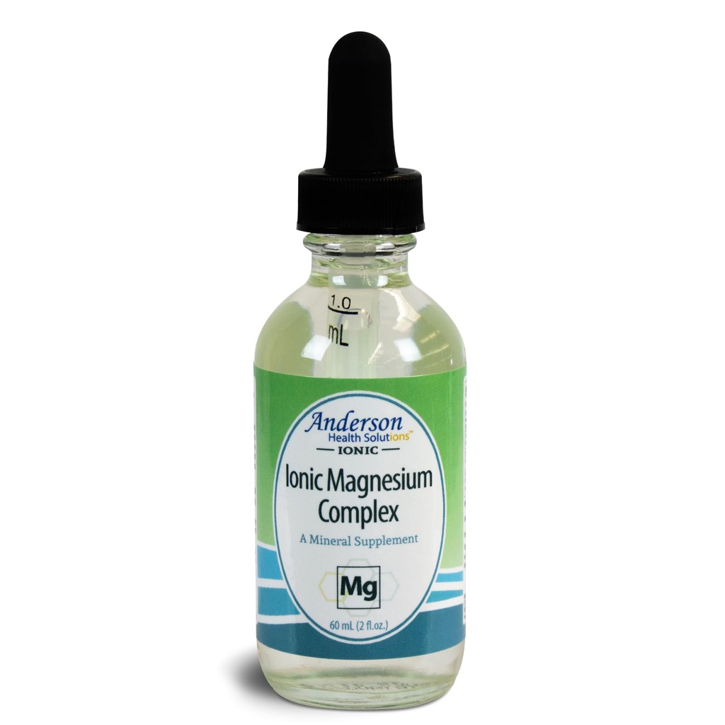 Anderson New Imonic Magnesium Complex, Liquid Magnesium Suplemen, Trace Mineral Drops, 30 Servis (2 oz)