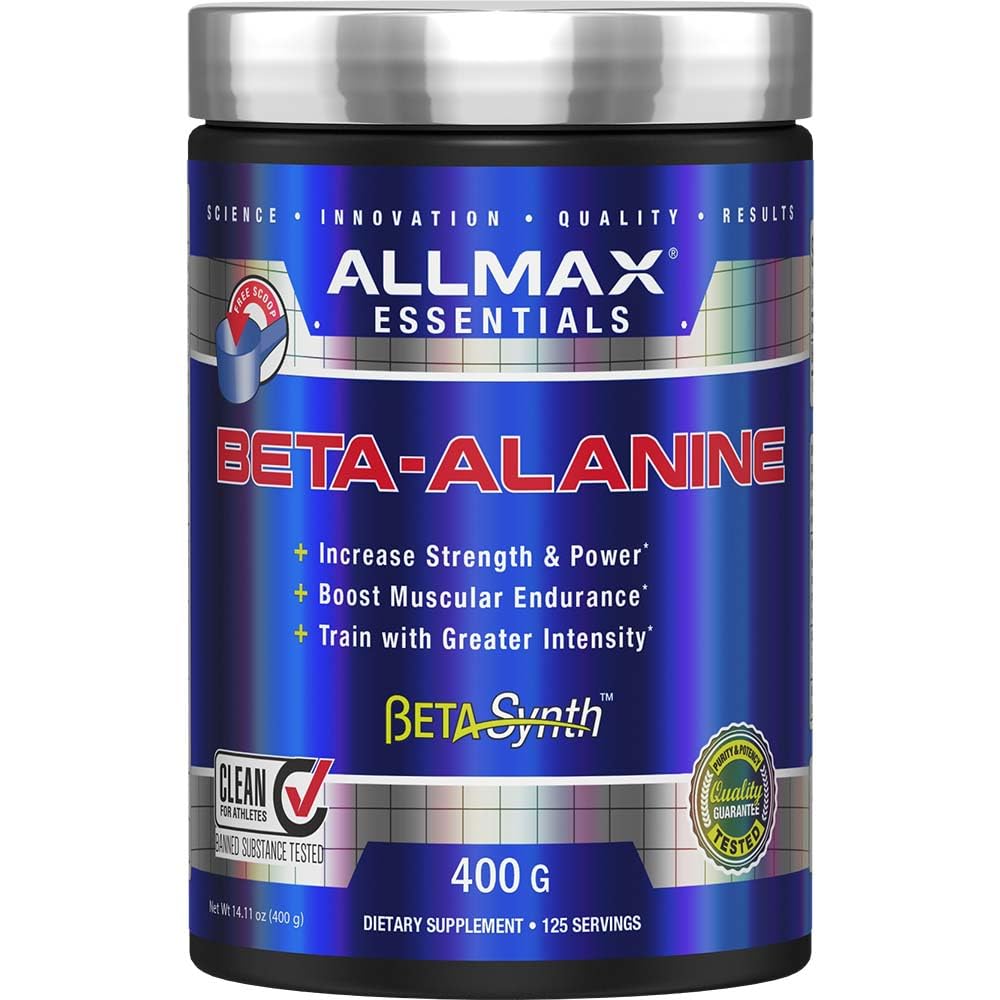 ALLMAX Nutrection Beta- Alanine Powder, Performance Enhancer for Strength & Endurance, 400g (14.11 oz)