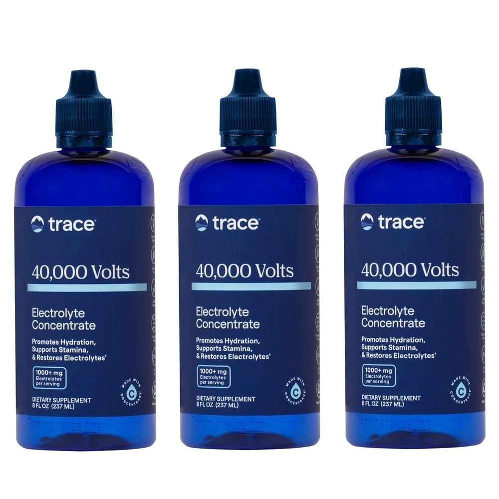 Telusuri 40.000 Volts - Pengisian Konsentrat untuk Dukungan Elektrolite - Dukung Kesehatan & Vitalitas - Kerjaan Minum untuk Aid Hidration - 8 quid oz (Paket 3) (144 Hamba)