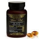 Katup Minyak Benih Hitam - Cerah 120 Softgels 500mg, Premium Quality Nigella Sativa, 100% Pure Black Cumin Oil - Non-GMO (120 Cacah - Paket 1 Botol Plastik)