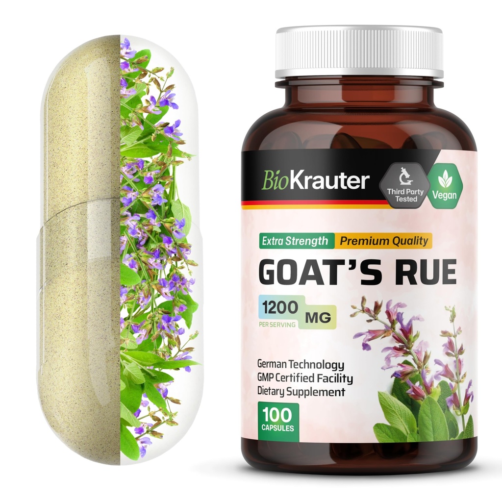 BIO KRAUTER Goats Rue Lactation Due Supplemen Capsules 1200 mg