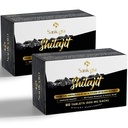 30.000 MG Shilajit Tablet, 100% Shilajit Pure Tablet untuk Perempuan & Pria, Himalaya Organik, Fulvic Acid & 85 + Trace Mineral, Resin Suplemen Energi dan Sistem Imune, 120 Counts