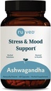 Rusved Ashwagandha Capsules - Organic Ashwagandha Root Extract Exlement for Men & Women, 500mg Per Pill for Adrenal Health and Overall Wellness - 60 Vegetarian Caplets (1 Count)