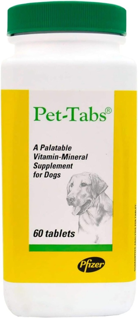 Pet Tab Asli Formula Vitamin Tambahan, 60 Cacah