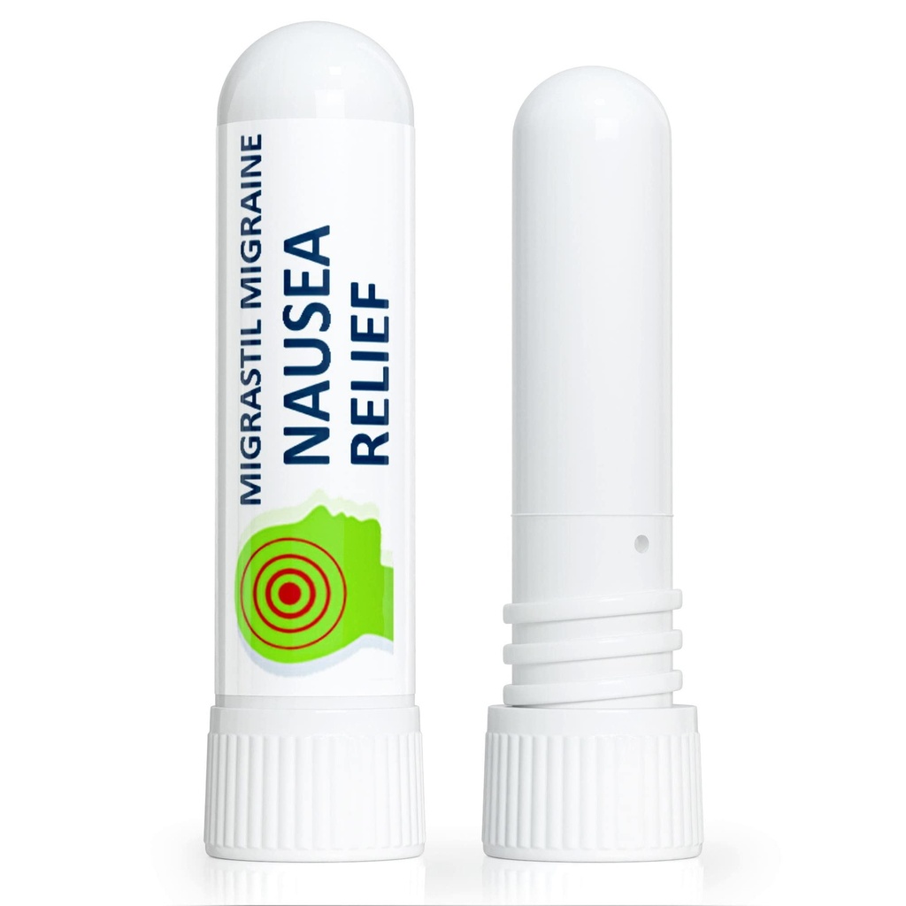 Vigor Migrastil Nausea Inhaler (2- Pack) Pocket Ukuran Aromatherapy Tongkat untuk Queasiness - All Natural, Fast Acting Help