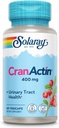 SOLARAY CranActin Cranberry Extract 400 mg - Cranberry Suplemen Perempuan dan Pria - Bladder dan Urinary Tract Health Support dengan Vitamin C - Vegan, 60- Day Affitee (60 CT)