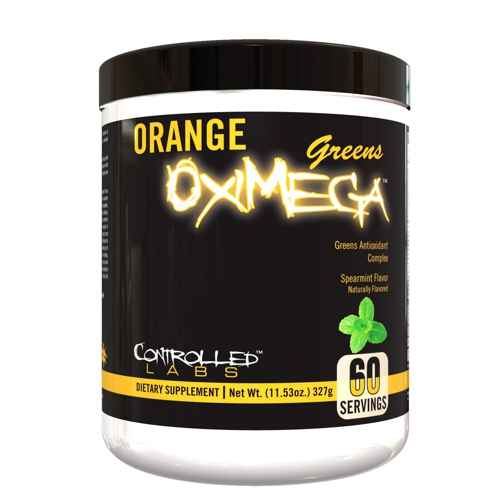 Mengontrol Labs Orange OxiMega Hijau Spearmint -- 0.72 lb