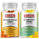 Magnesium Glycinate Gummies, Calcium Citrate Gummies for Kids & Dewas, Bone Support
