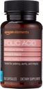 Elemen - Asam Folic, 800 mcg per servis, Tablet, 180 Cacah, Paket 1, Suplemen Dieter Perempuan untuk Pembangunan Prenatal Sehat, 6 Bulan Supply